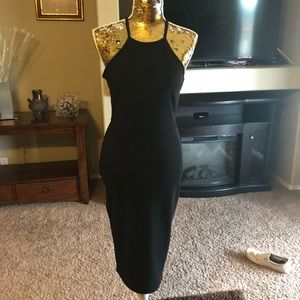 NWT Express Black midi dress